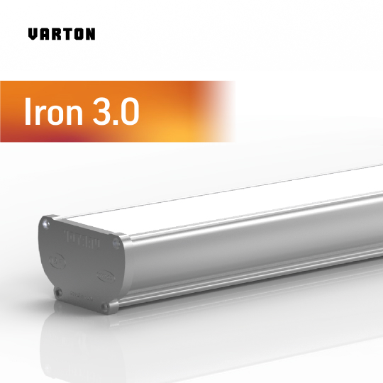 Светильники Iron 3.0 с опаловым рассеивателем из ПММА