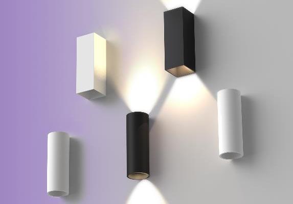 WL-Tube и WL-Cube IP54 - накладные светильники Varton  для двусторонней акцентной подсветки