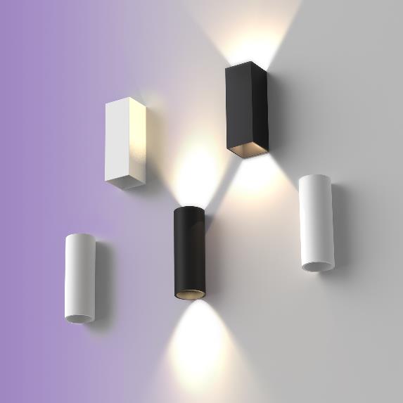 WL-Tube и WL-Cube IP54 - накладные светильники Varton  для двусторонней акцентной подсветки